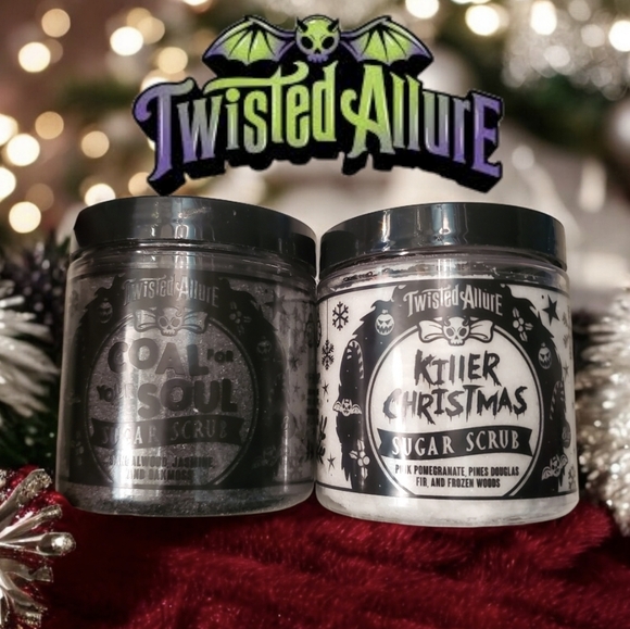 Twisted Allure Coal For your Soul & Killer Christmas Sugar Scrub Set - Picture 1 of 6